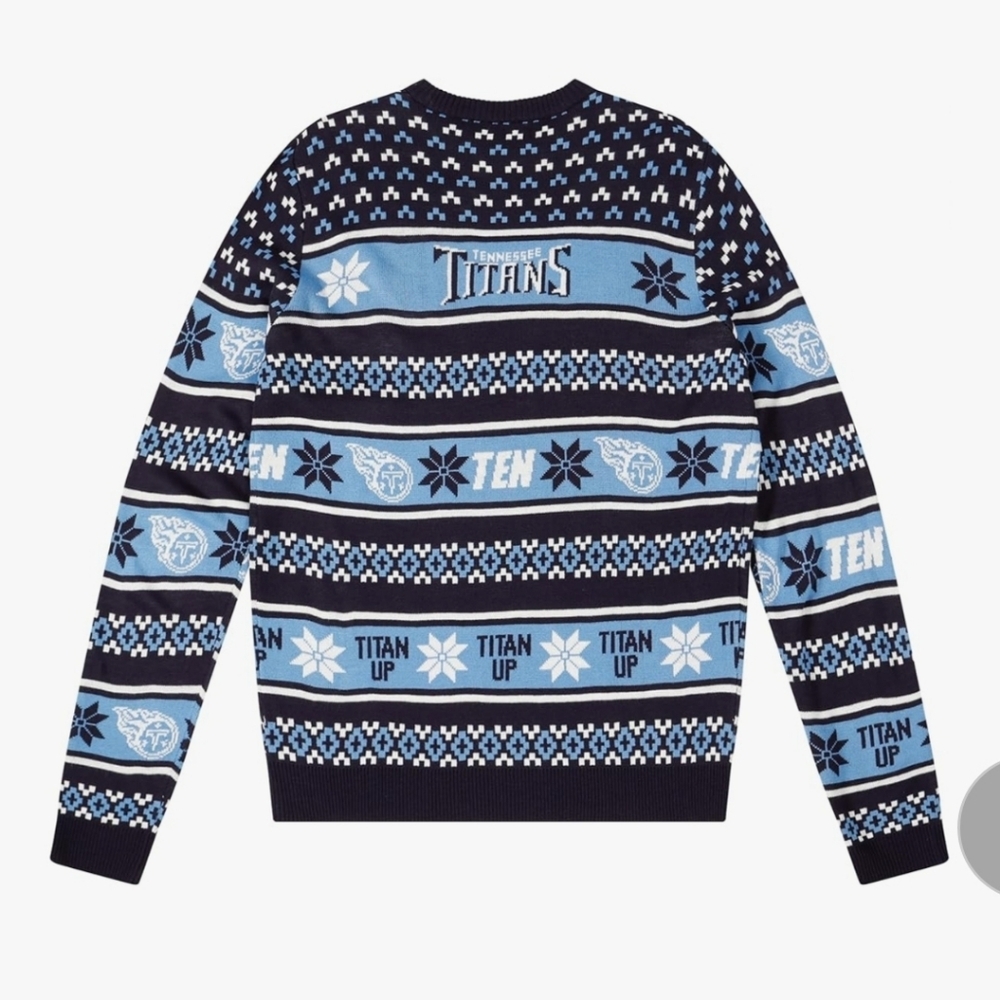 Foco NFL TENNESSEE TITANS Sweater Size L NEW WITH TAGS!
